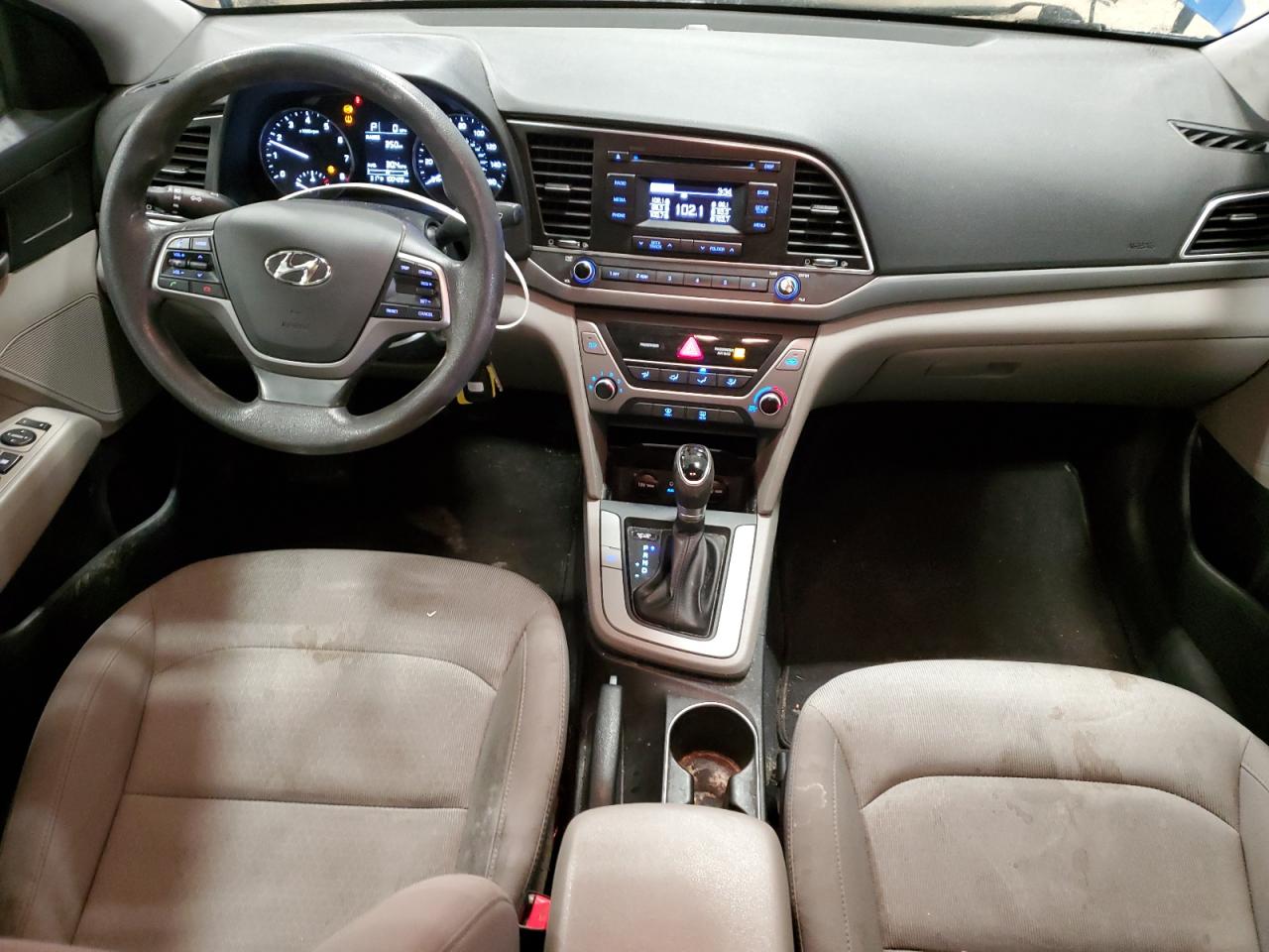 2018 Hyundai Elantra VIN KMHD74LF9JU453351 Copart auction photo, front end damage thumbnail 8