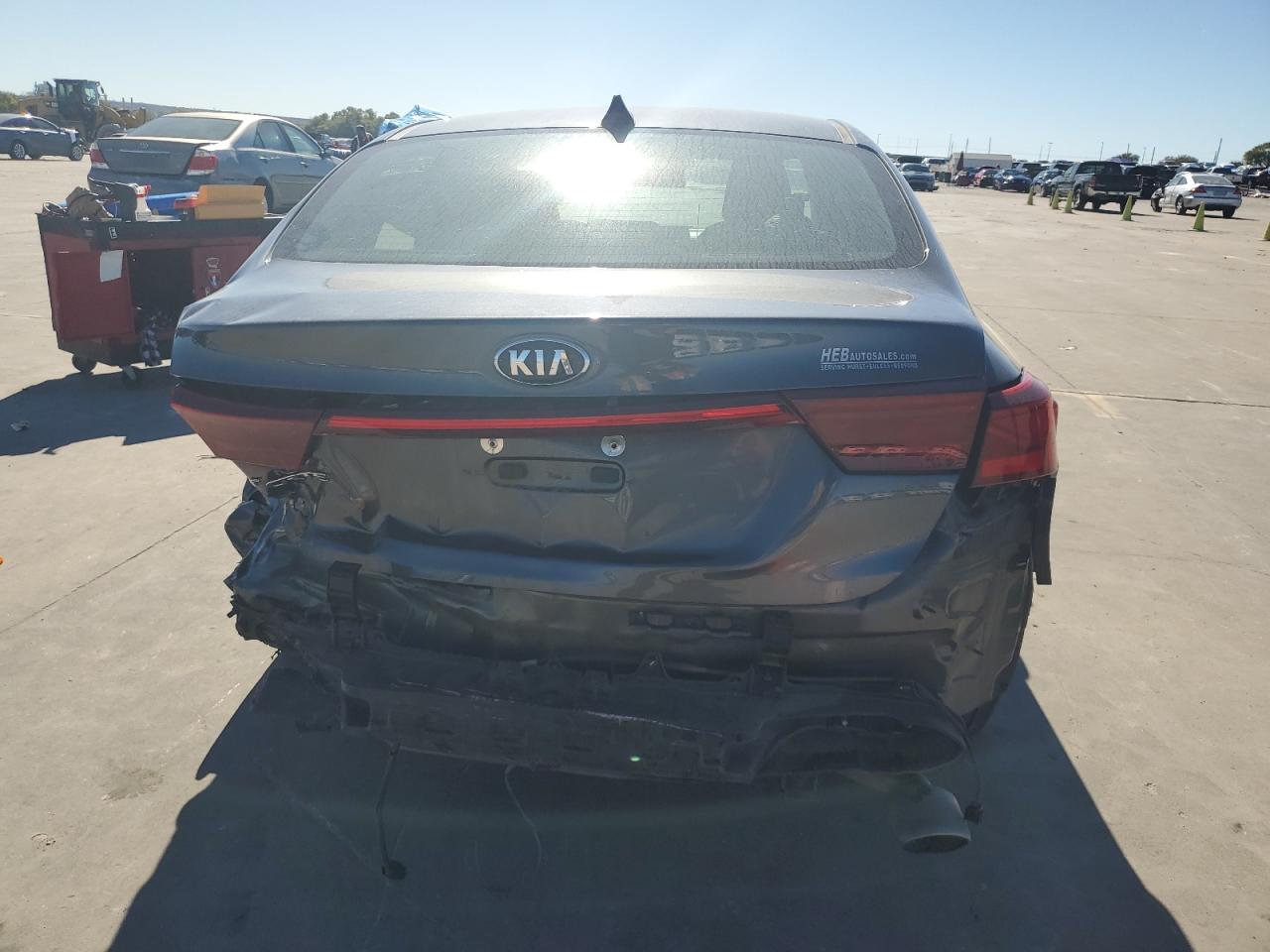 2021 KIA Forte VIN 3KPF24AD5ME337936 Copart auction photo, rear end / front end damage thumbnail 6