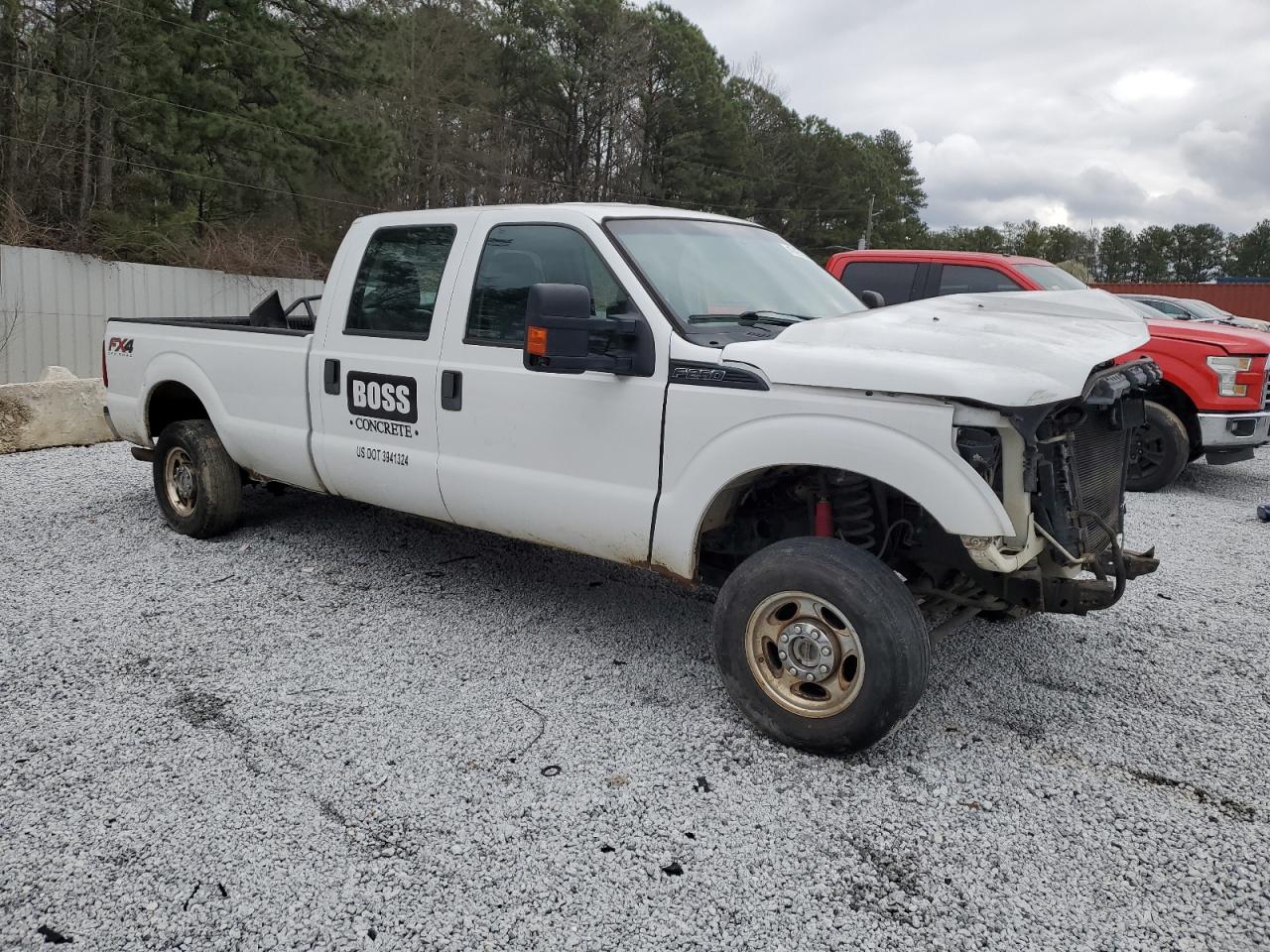 2015 Ford F250 VIN 1FT7W2B67FEA88390 Copart auction photo, front end / mechanical damage thumbnail 4