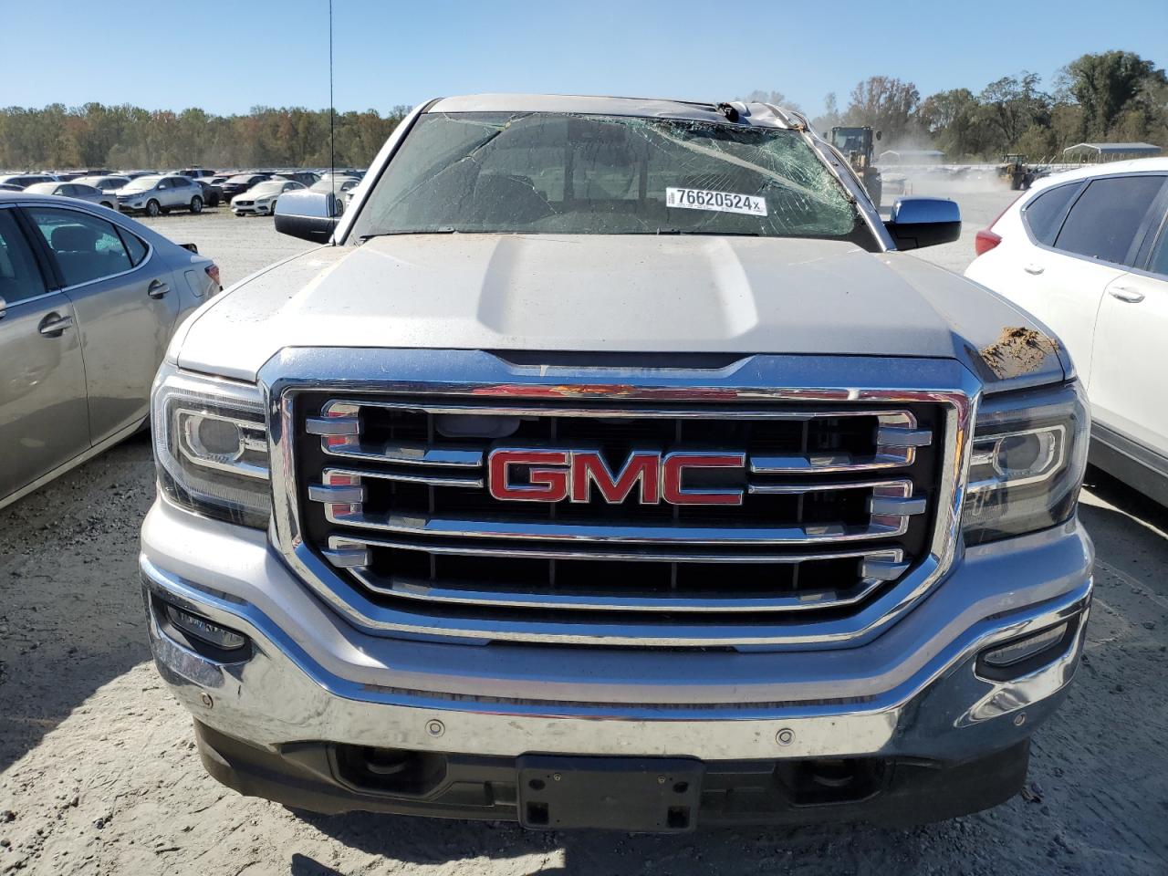 2017 GMC Sierra VIN 3GTU2NEC9HG131172 Copart auction photo, top/roof damage thumbnail 5