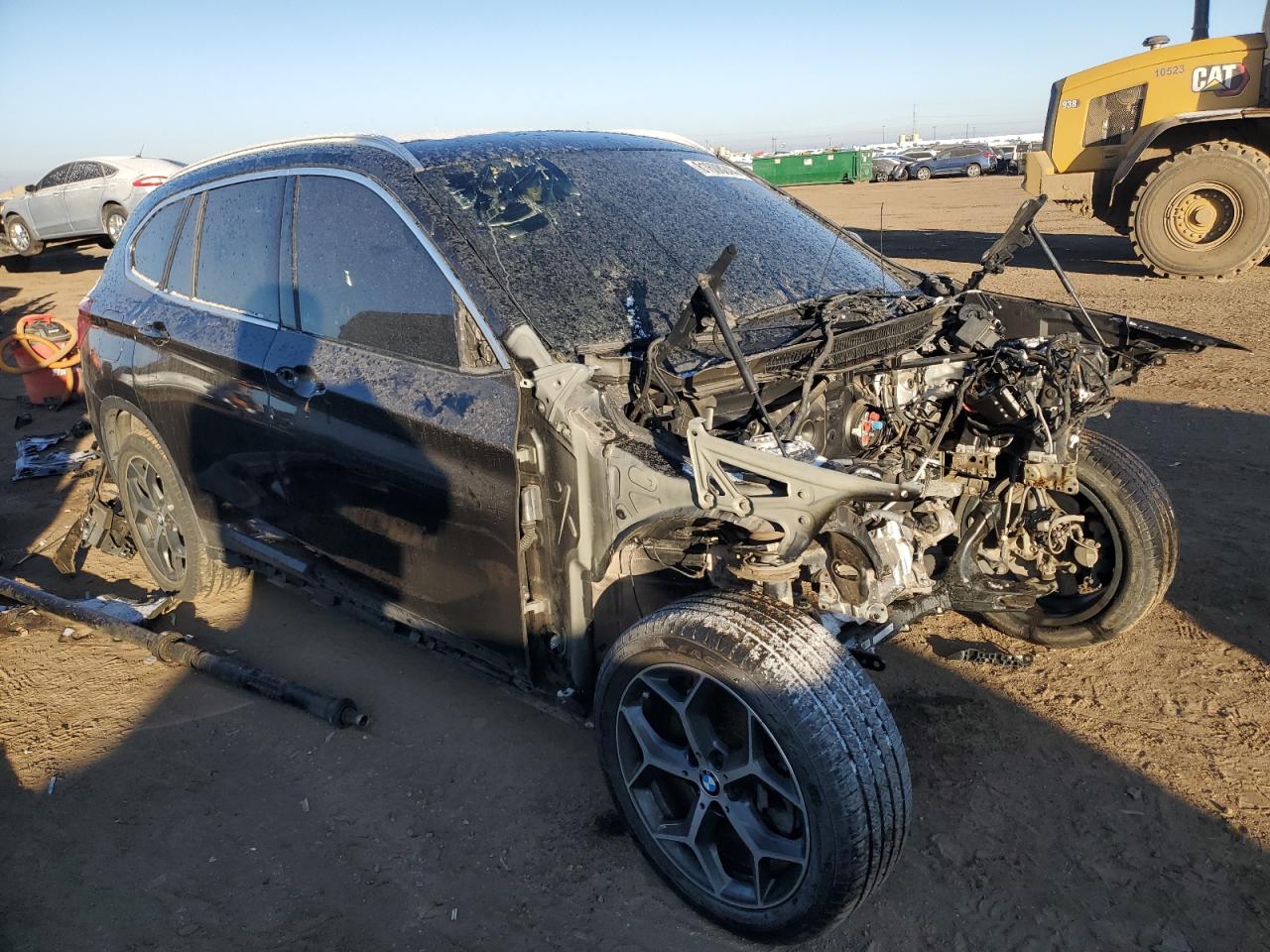 2018 BMW X1 VIN WBXHT3C36J5L26524 Copart auction photo, front end damage thumbnail 4