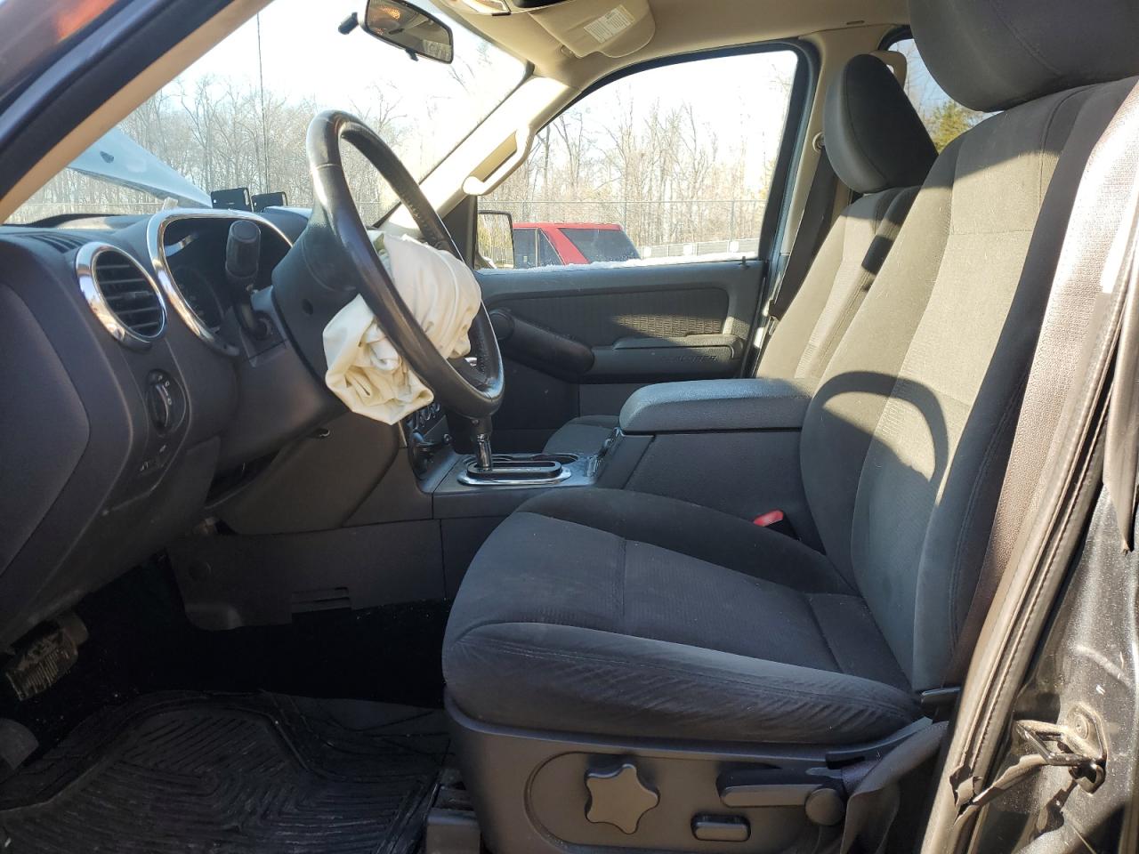 2010 Ford Explorer VIN 1FMEU7DE1AUA32311 Copart auction photo, front end / undercarriage damage thumbnail 7