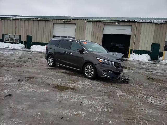 2016 KIA Sedona VIN KNDME5C16G6135608 Copart auction photo, front end damage thumbnail 11