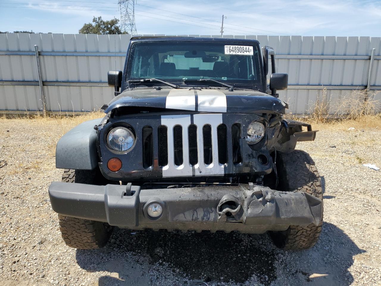 2011 Jeep Wrangler VIN 1J4AA2D17BL503858 Copart auction photo, front end damage thumbnail 5