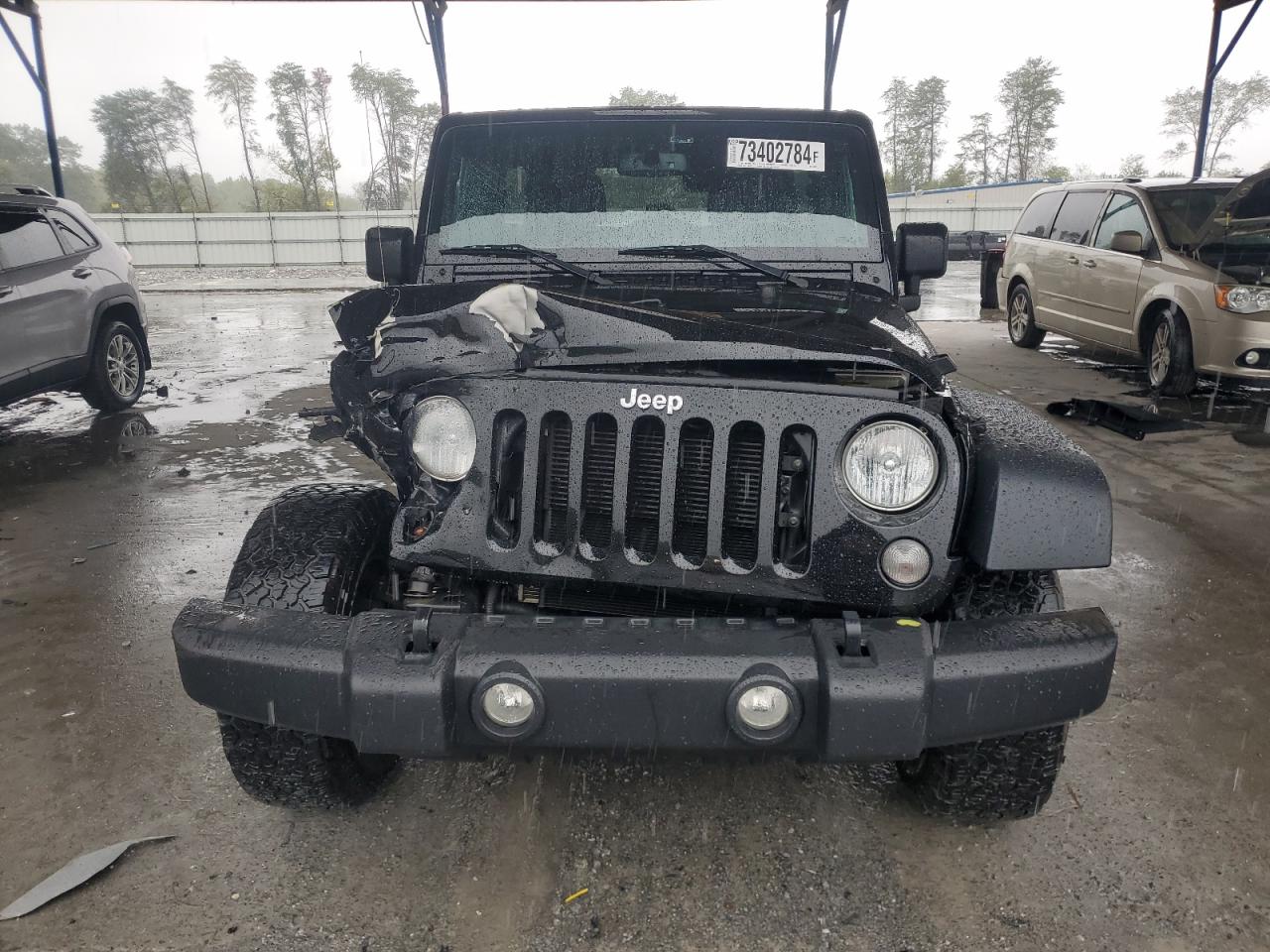 2017 Jeep Wrangler VIN 1C4BJWDG5HL583482 Copart auction photo, front end / minor dent/scratches damage thumbnail 5