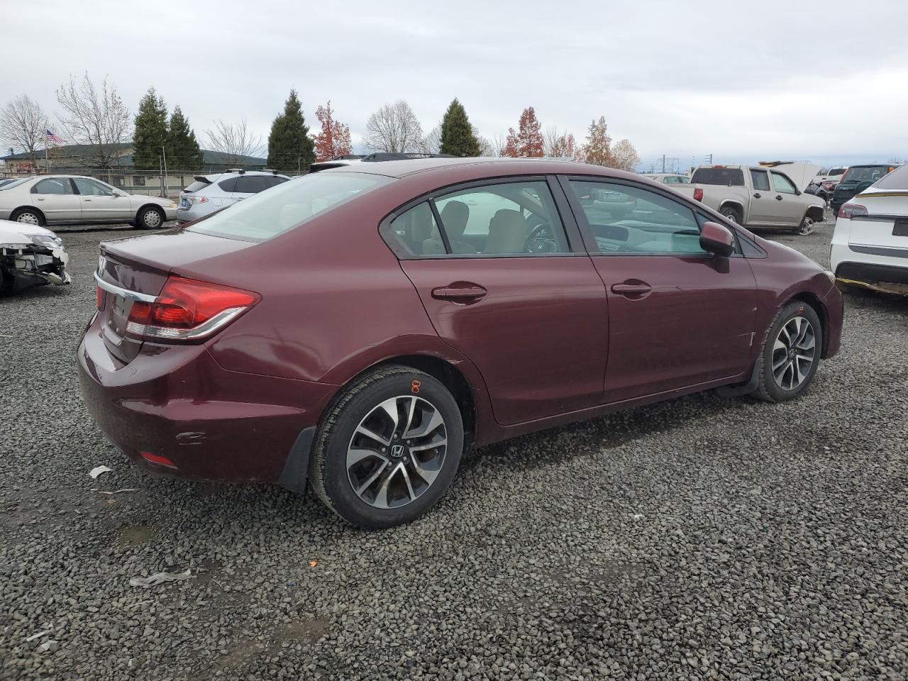 2013 Honda Civic VIN 19XFB2F84DE276966 Copart auction photo, front end damage thumbnail 3