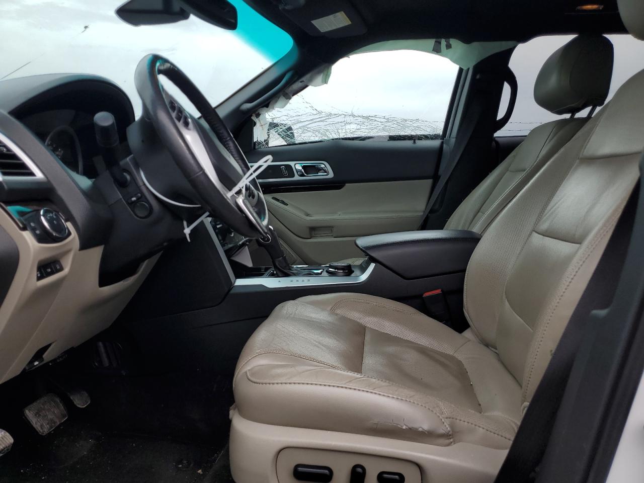 2014 Ford Explorer VIN 1FM5K8F8XEGB42846 Copart auction photo, side damage thumbnail 7