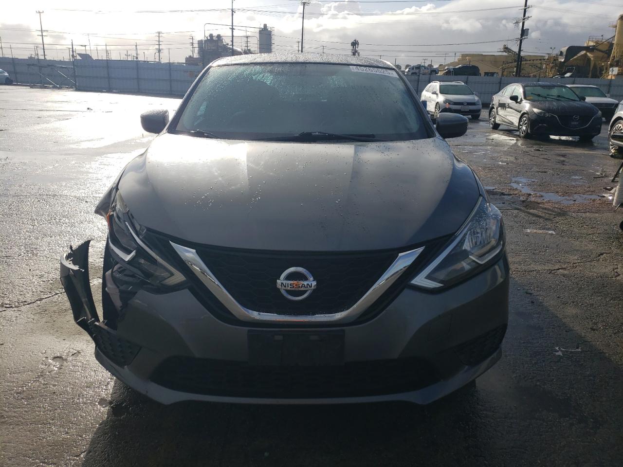 2016 Nissan Sentra VIN 3N1AB7APXGL669038 Copart auction photo, front end / rear end damage thumbnail 5