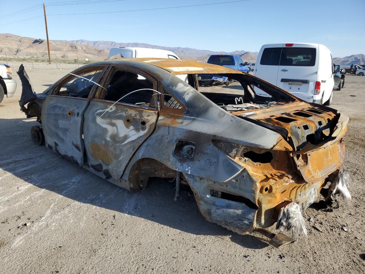 2011 Hyundai Sonata VIN 5NPEC4AC3BH077027 Copart auction photo, burn damage thumbnail 2