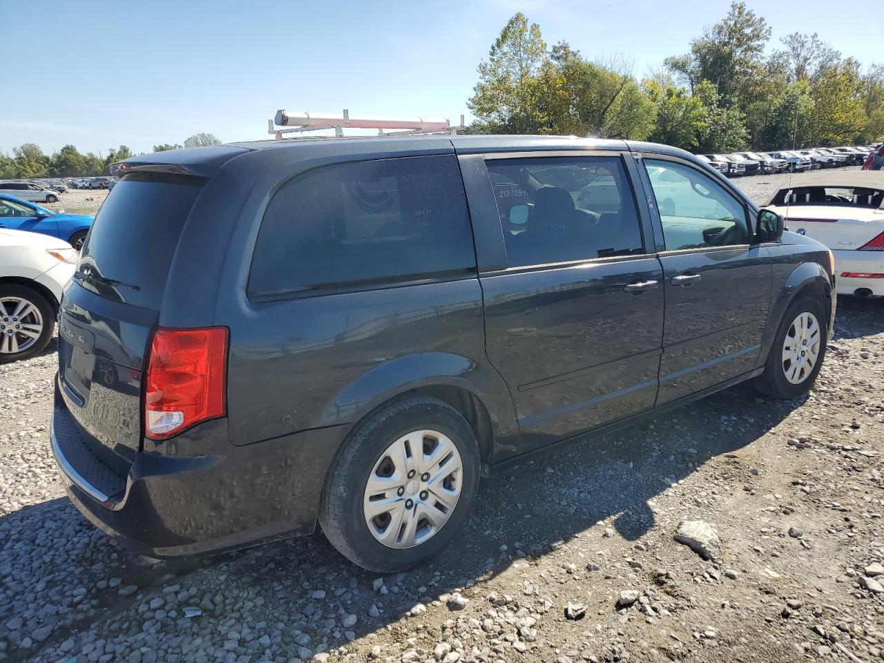 2014 Dodge Caravan VIN 2C4RDGBG7ER354934 Copart auction photo, water/flood / front end damage thumbnail 3