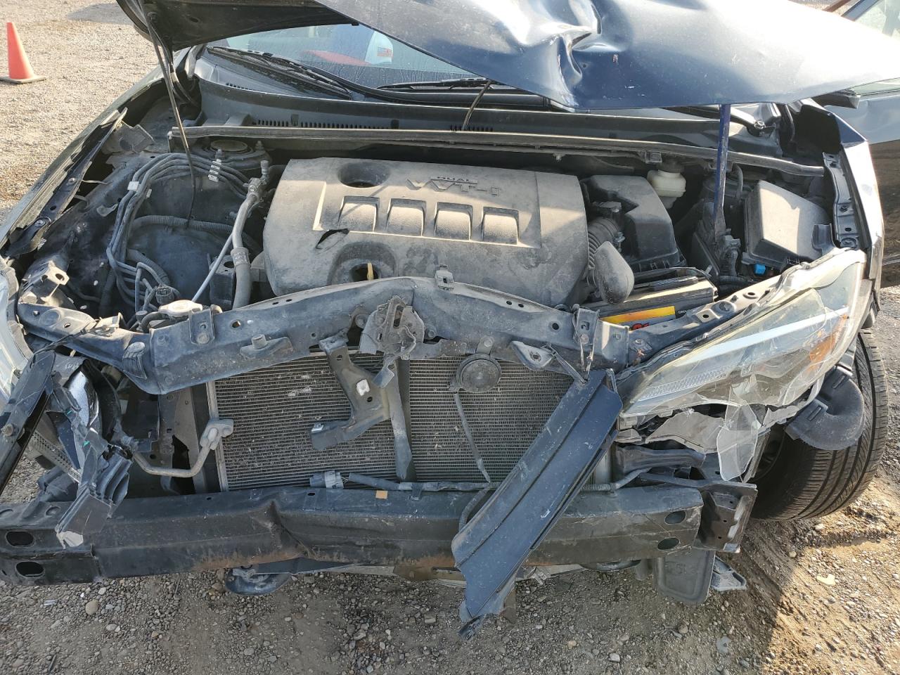 2018 Toyota Corolla VIN 2T1BURHE9JC038125 Copart auction photo, front end / all over damage thumbnail 13