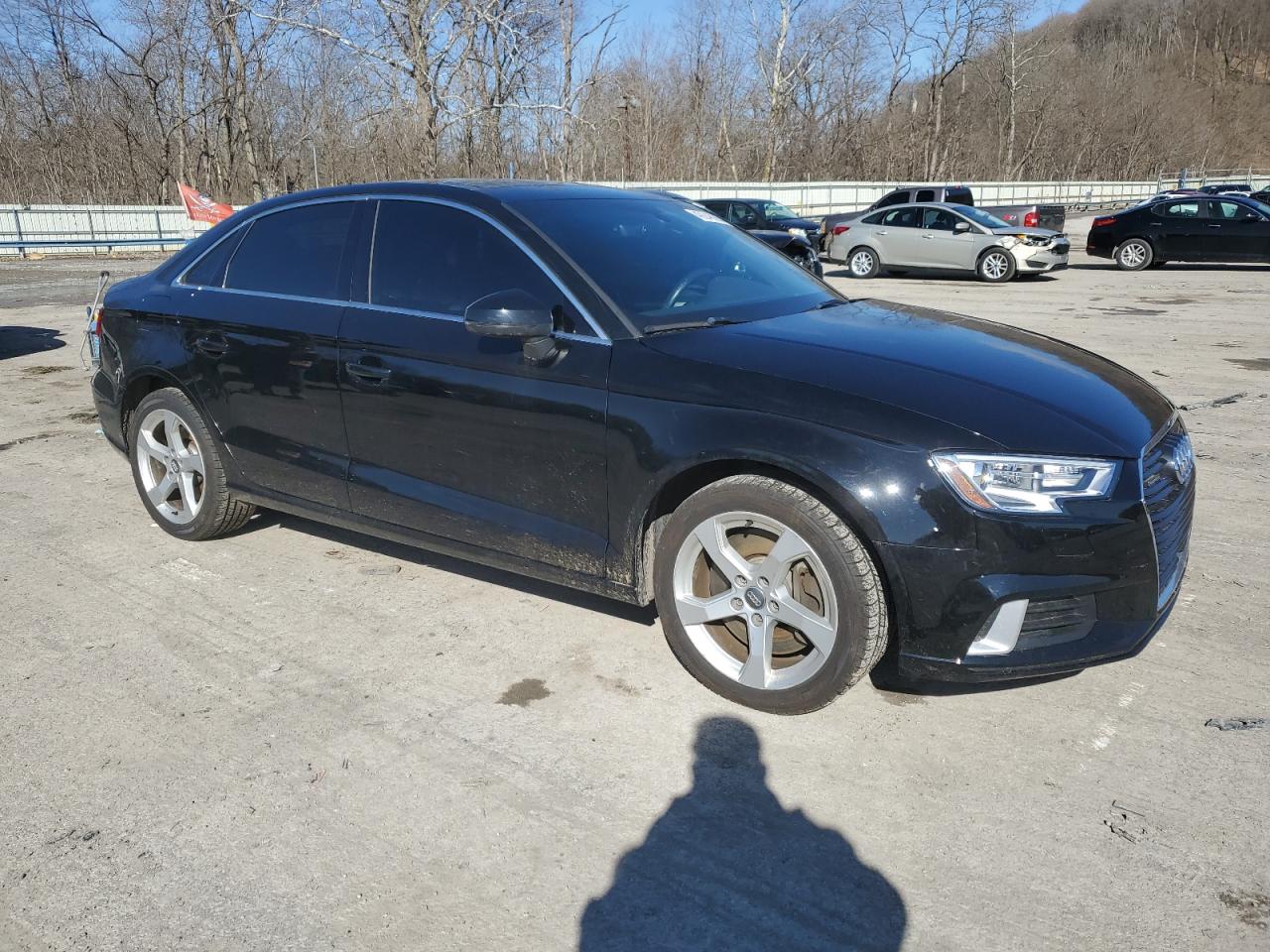 2019 Audi A3 VIN WAUBEGFF4KA116777 Copart auction photo, rear end damage thumbnail 4