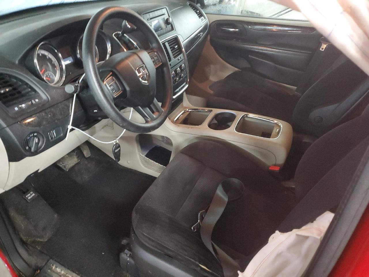 2014 Dodge Caravan VIN 2C4RDGCG8ER356450 Copart auction photo, side / front end damage thumbnail 7