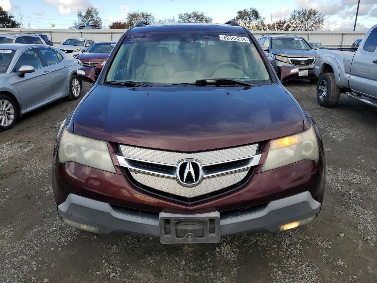 2007 Acura MDX VIN 2HNYD28897H553100 Copart auction photo, rear end damage thumbnail 5