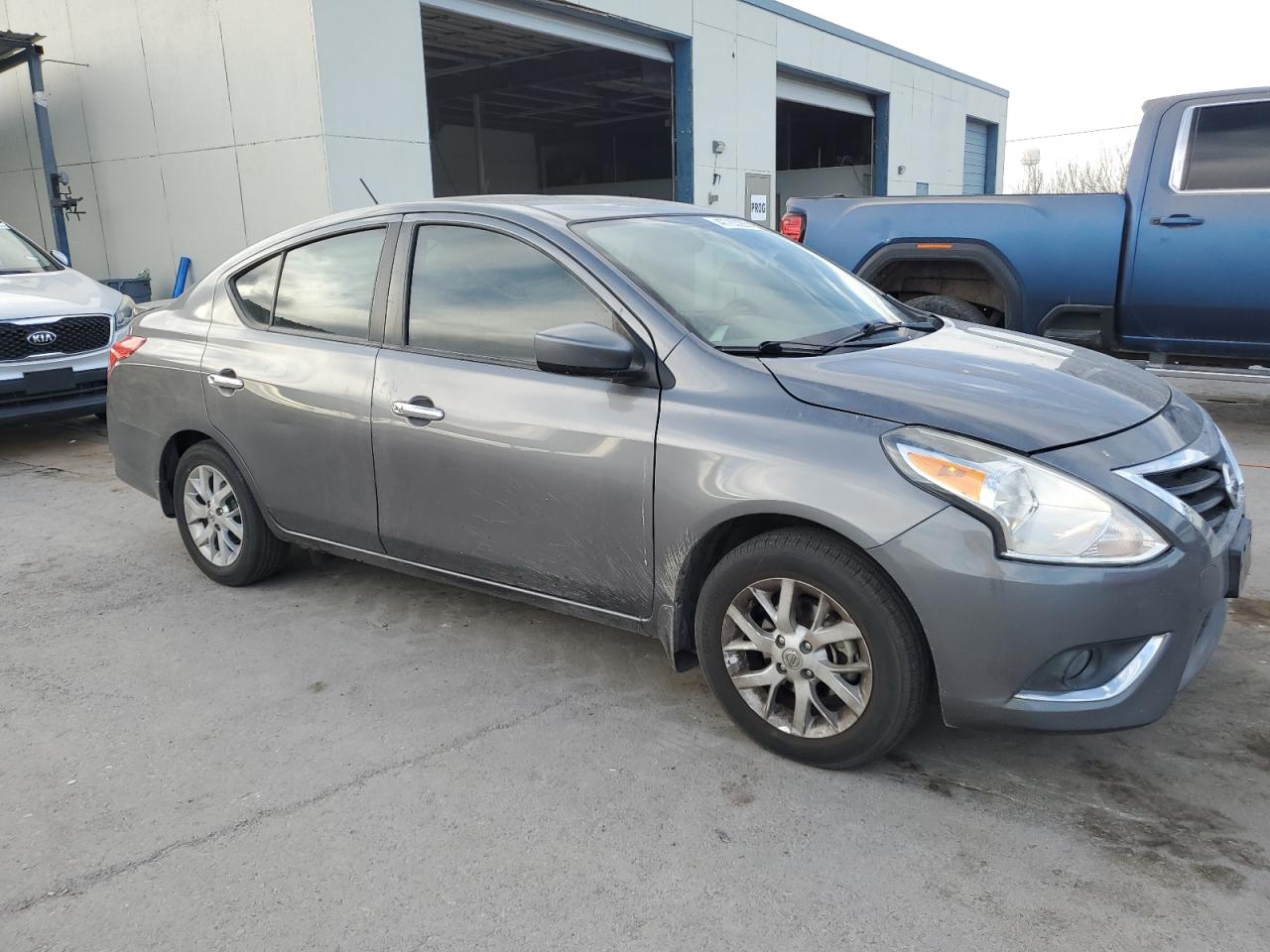 2019 Nissan Versa VIN 3N1CN7AP6KL800605 Copart auction photo, side / minor dent/scratches damage thumbnail 4