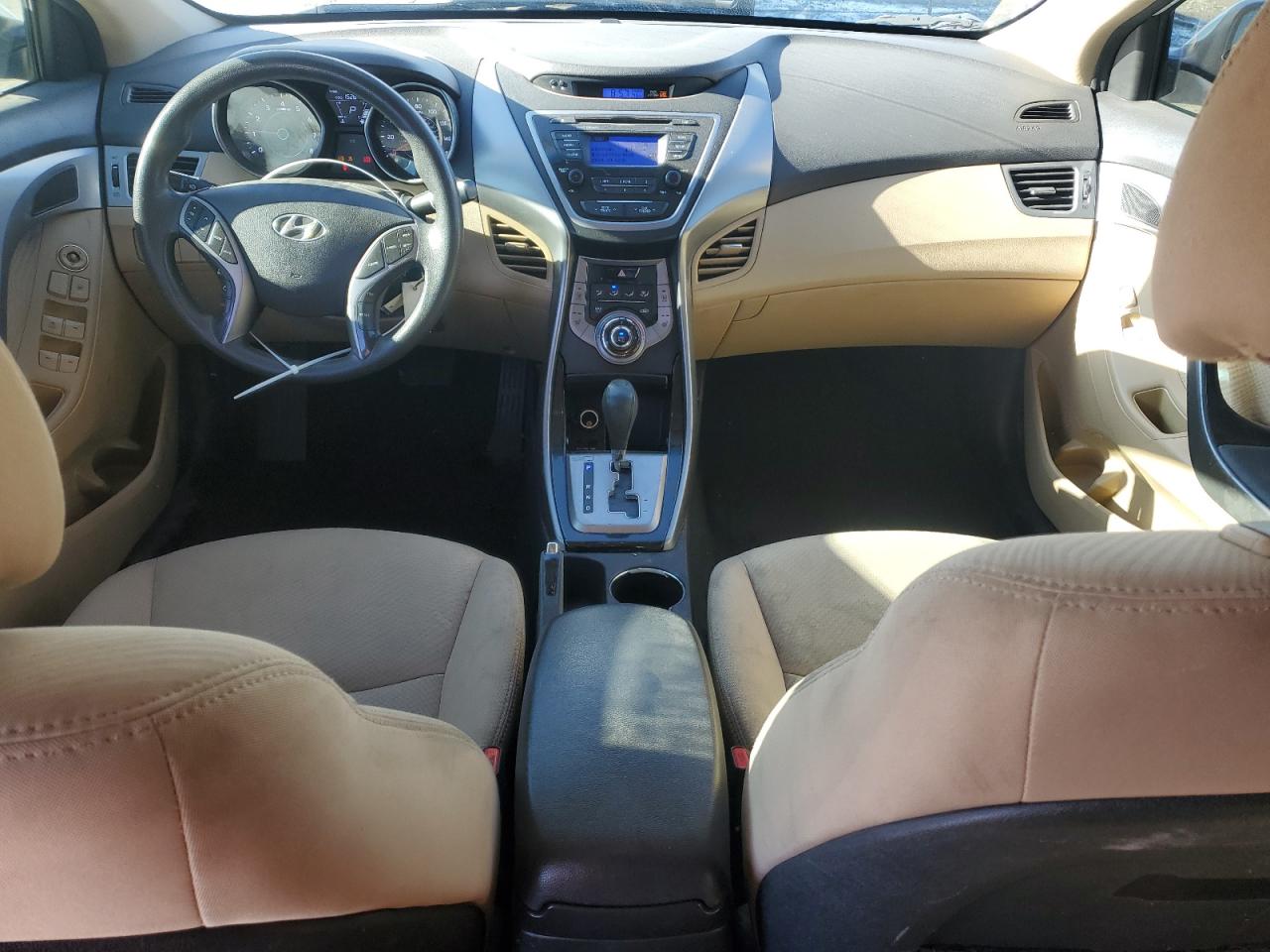 2013 Hyundai Elantra VIN 5NPDH4AE6DH339625 Copart auction photo, front end / rear end damage thumbnail 8