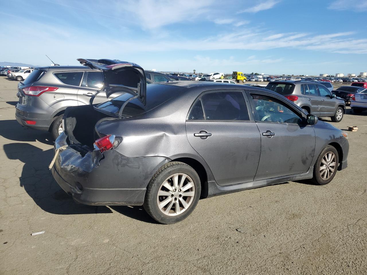 2010 Toyota Corolla VIN 1NXBU4EEXAZ324006 Copart auction photo, all over damage thumbnail 3