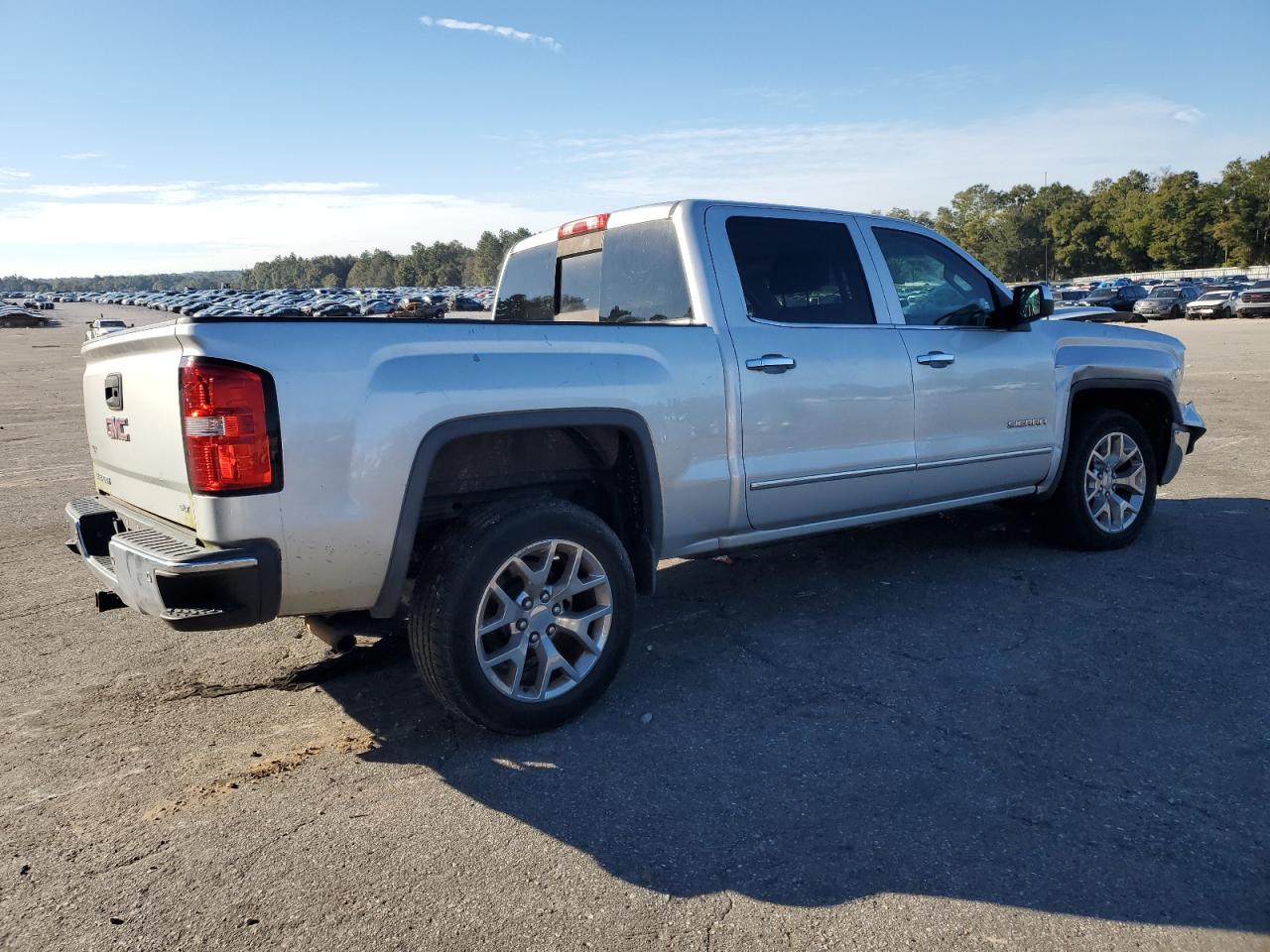 2014 GMC Sierra VIN 3GTP1VECXEG160854 Copart auction photo, front end damage thumbnail 3