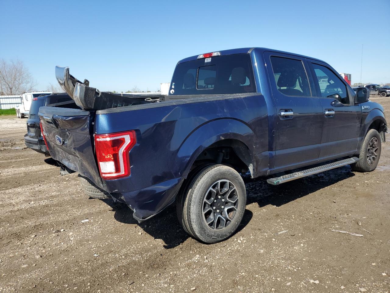 2017 Ford F-150 VIN 1FTEW1C80HKD49171 Copart auction photo, rear end / front end damage thumbnail 3