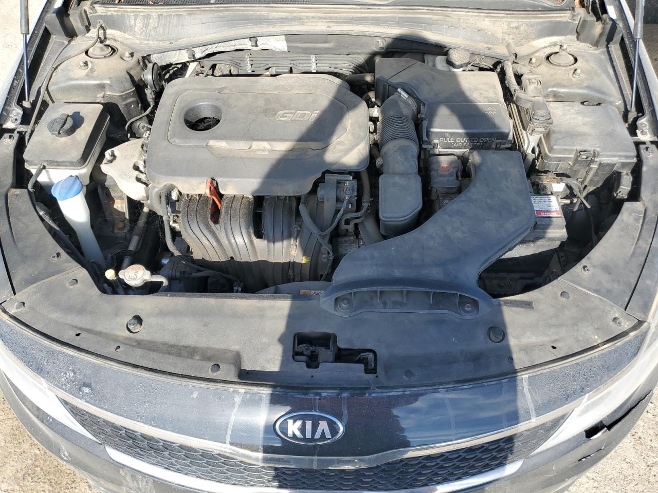 2016 KIA Optima VIN 5XXGT4L36GG024671 Copart auction photo, rear end / front end damage thumbnail 11