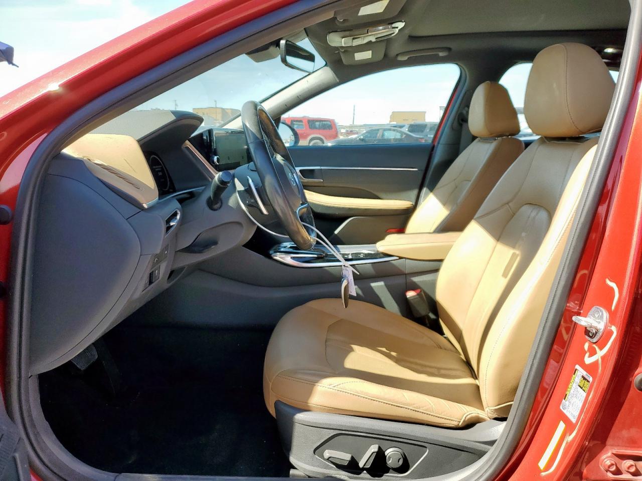 2020 Hyundai Sonata VIN 5NPEH4J22LH026158 Copart auction photo, side / front end damage thumbnail 7