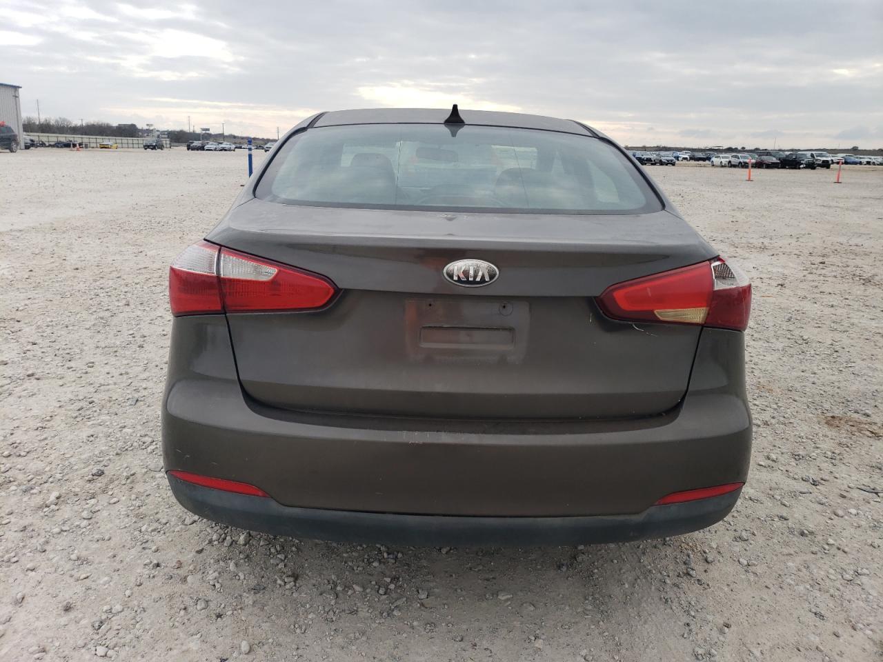 2014 KIA Forte VIN KNAFX4A62E5093871 Copart auction photo, all over damage thumbnail 6