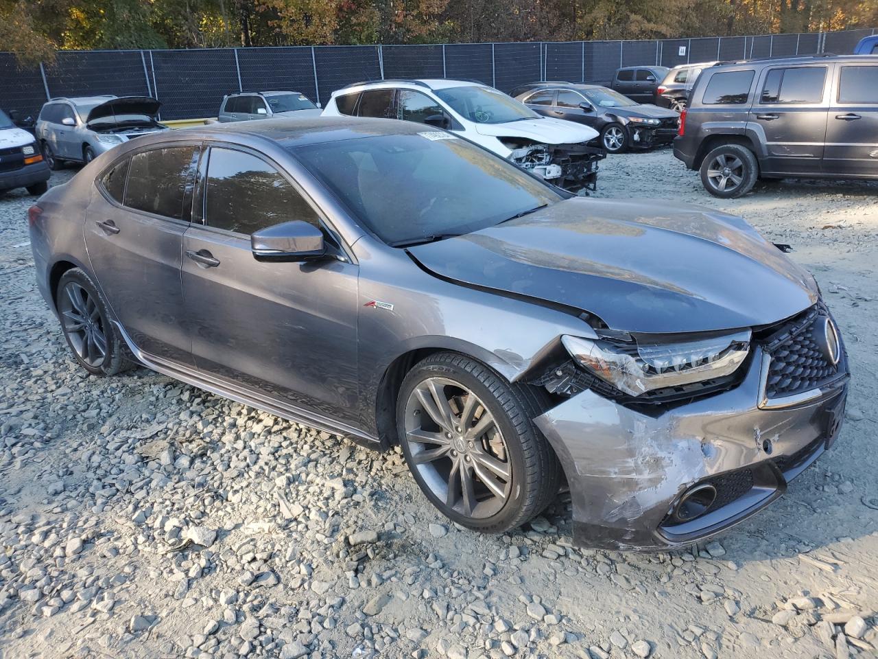 2019 Acura TLX VIN 19UUB3F68KA004868 Copart auction photo, front end damage thumbnail 4