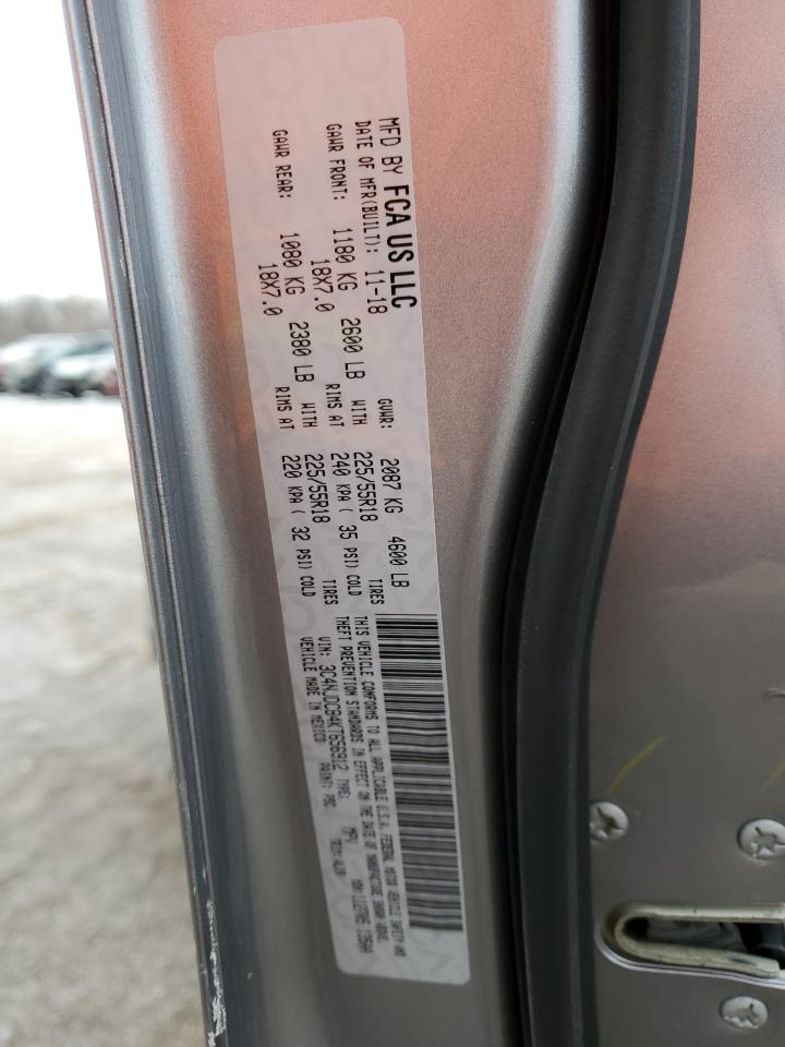 2019 Jeep Compass VIN 3C4NJDCB4KT656912 Copart auction photo, front end / mechanical damage thumbnail 15