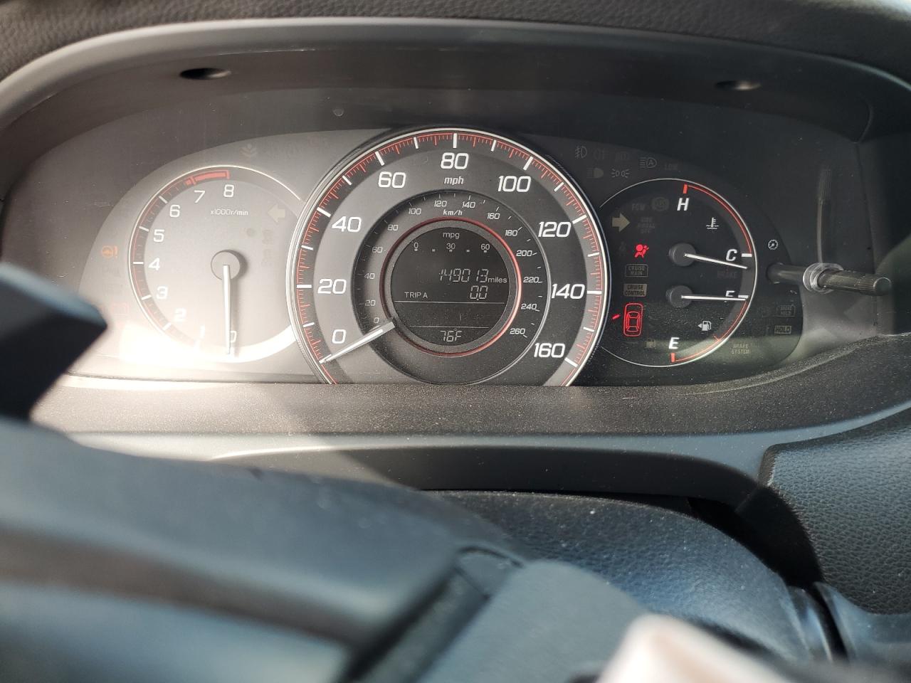2014 Honda Accord VIN 1HGCR2F59EA092603 Copart auction photo, front end damage thumbnail 9