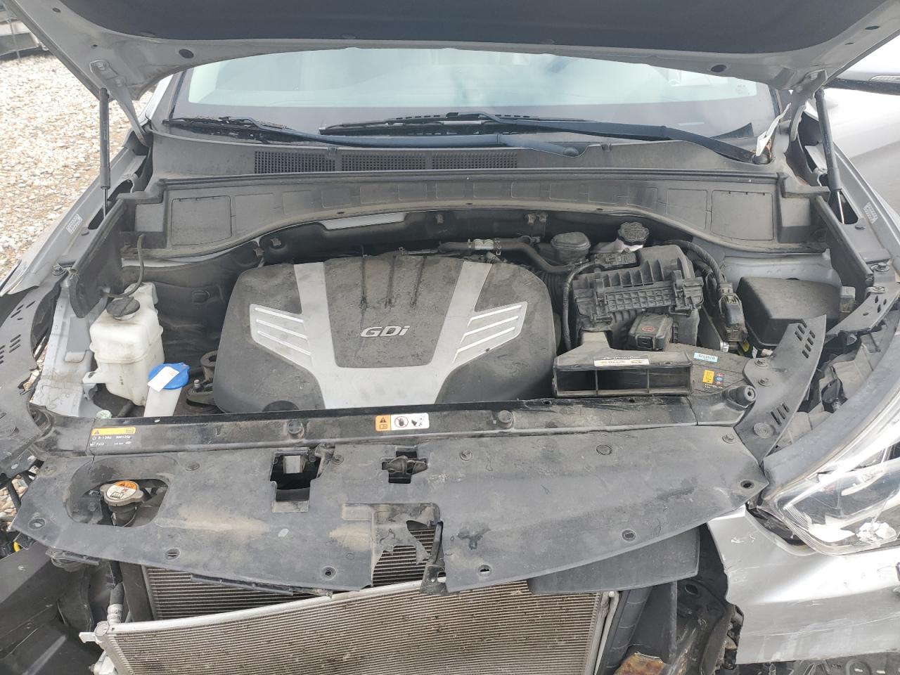 2019 Hyundai Santa Fe VIN KM8SN4HF6KU305309 Copart auction photo, front end damage thumbnail 13
