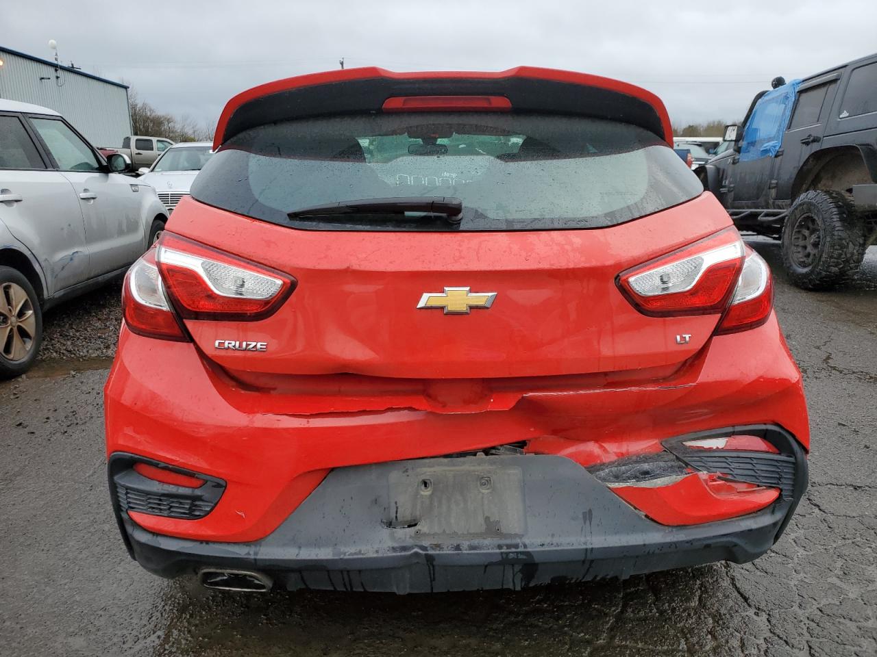 2017 Chevrolet Cruze VIN 3G1BE6SM6HS535067 Copart auction photo, rear end damage thumbnail 6