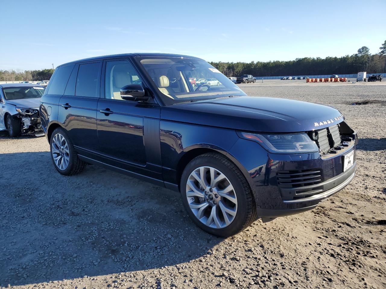 2020 Land Rover Range Rover VIN SALGS2RU6LA573972 Copart auction photo, front end damage thumbnail 4