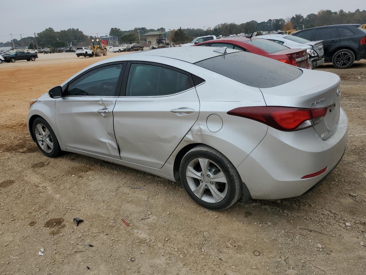 2016 Hyundai Elantra VIN 5NPDH4AE3GH692571 Copart auction photo, side damage thumbnail 2