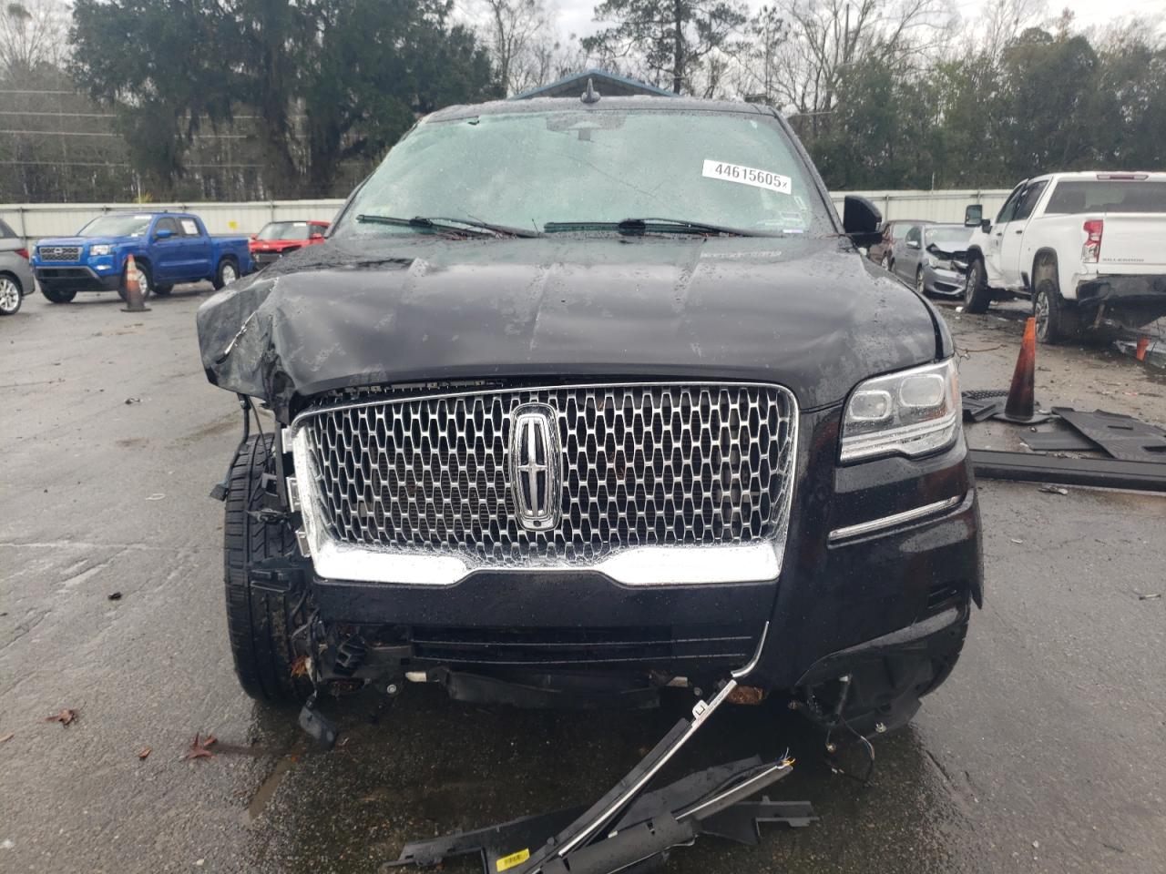 2022 Lincoln Navigator VIN 5LMJJ3NT5NEL05163 Copart auction photo, front end / side damage thumbnail 5
