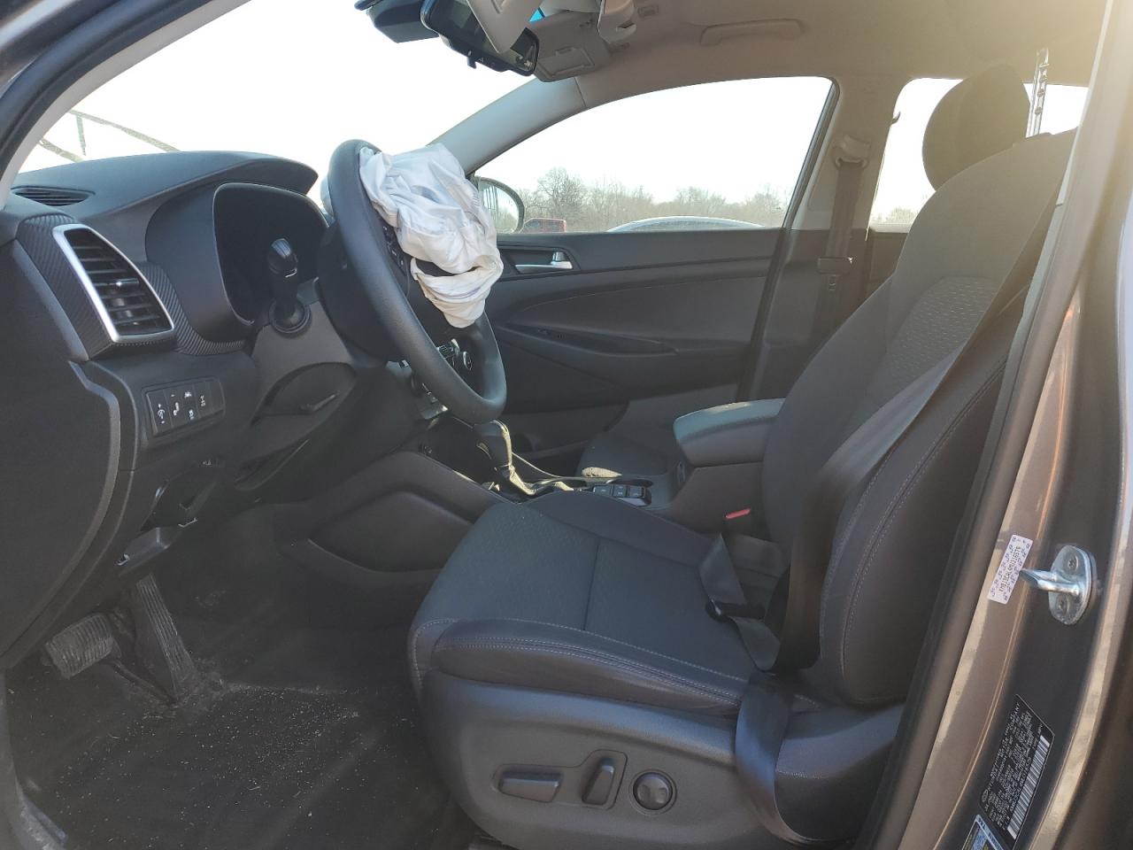 2021 Hyundai Tucson VIN KM8J3CAL4MU316579 Copart auction photo, front end / side damage thumbnail 7