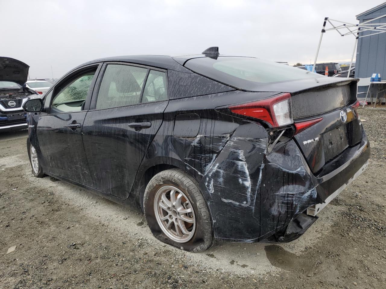 2022 Toyota Prius VIN JTDKAMFU5N3187426 Copart auction photo, front end / rear end damage thumbnail 2