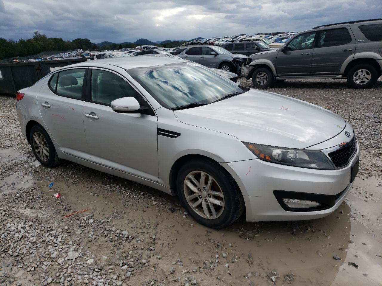 2012 KIA Optima VIN 5XXGM4A73CG061030 Copart auction photo, side damage thumbnail 4