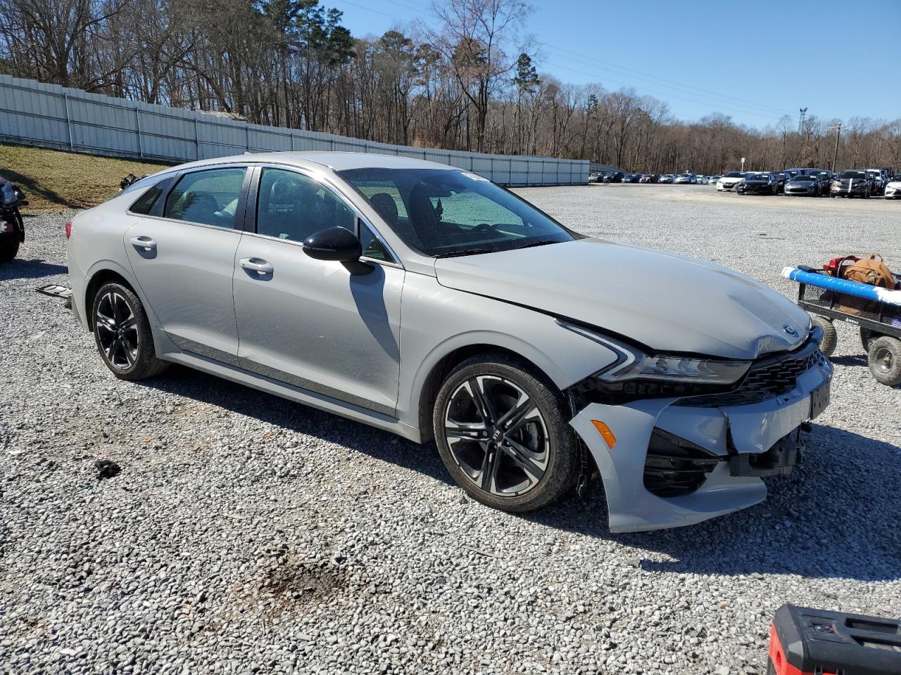 2021 KIA K5 VIN 5XXG64J2XMG003156 Copart auction photo, front end damage thumbnail 4
