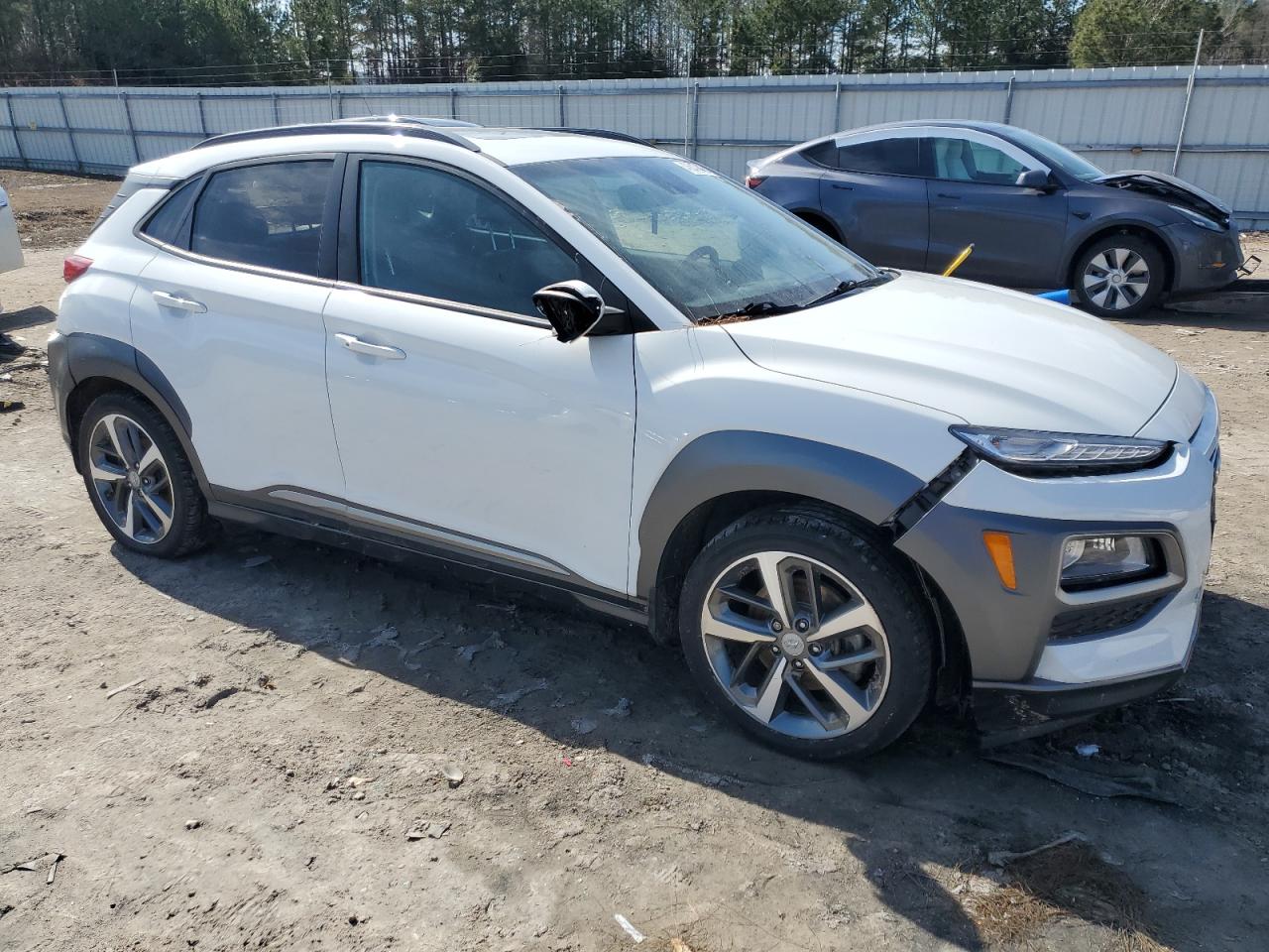 2021 Hyundai Kona VIN KM8K3CA58MU670529 Copart auction photo, rear end / front end damage thumbnail 4