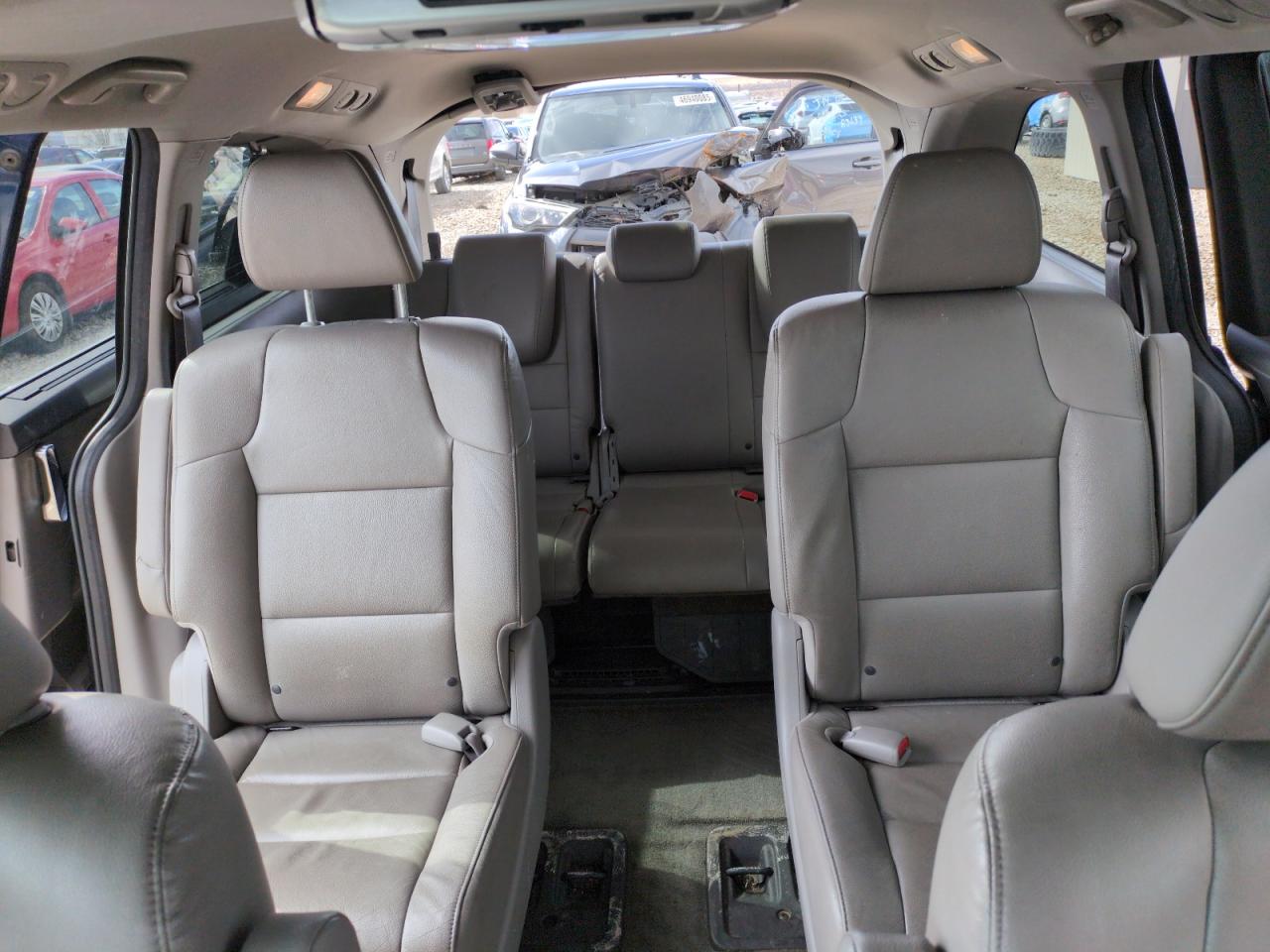 2015 Honda Odyssey VIN 5FNRL5H61FB039971 Copart auction photo, side / front end damage thumbnail 10