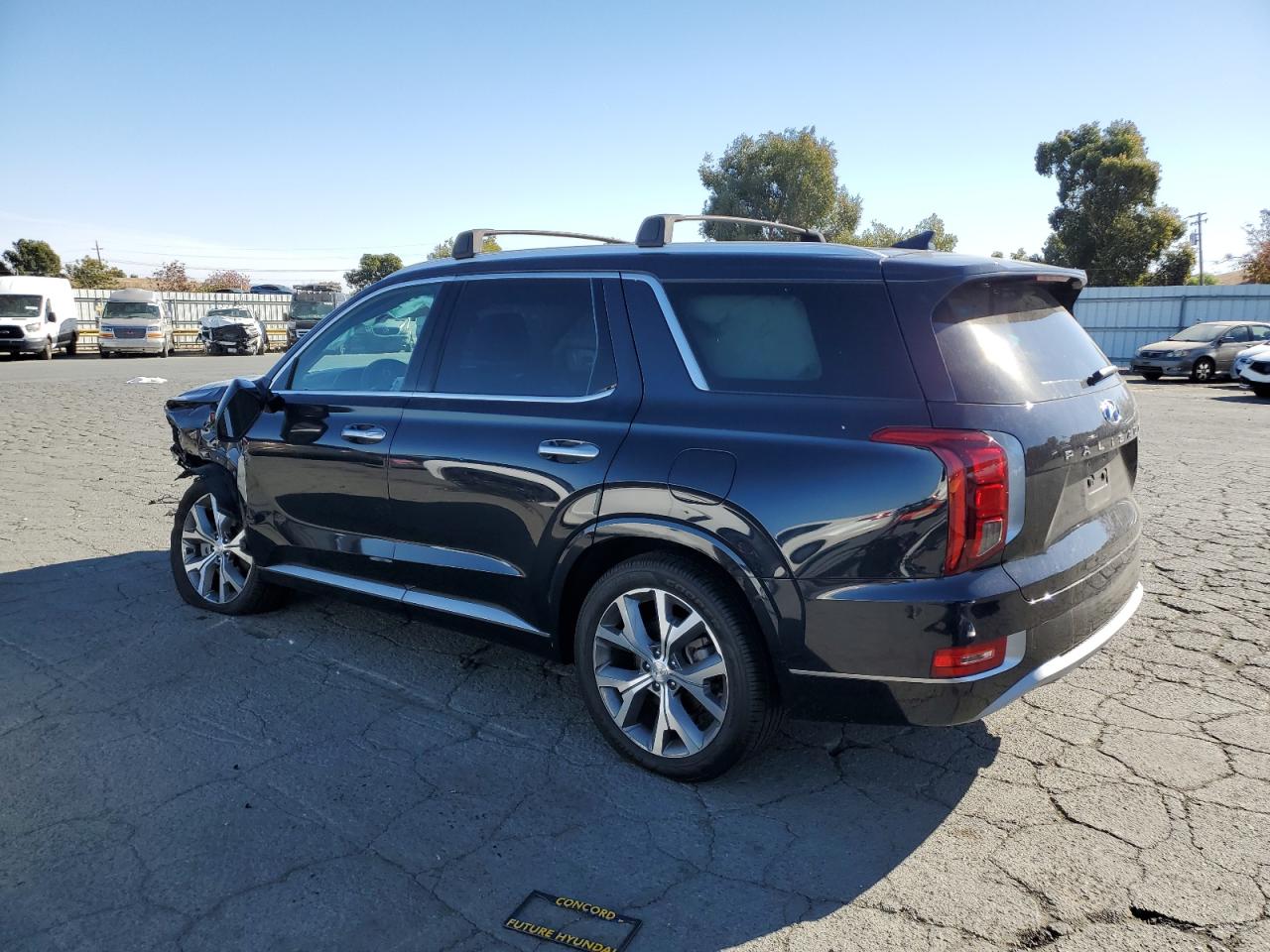 2022 Hyundai Palisade VIN KM8R5DHE4NU478353 Copart auction photo, front end damage thumbnail 2