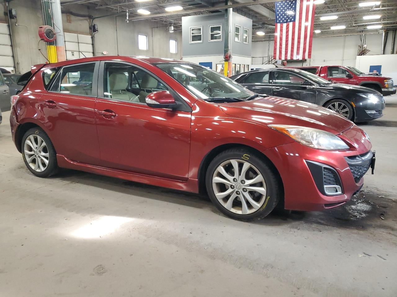 2010 Mazda 3 VIN JM1BL1H55A1114691 Copart auction photo, rear end damage thumbnail 4