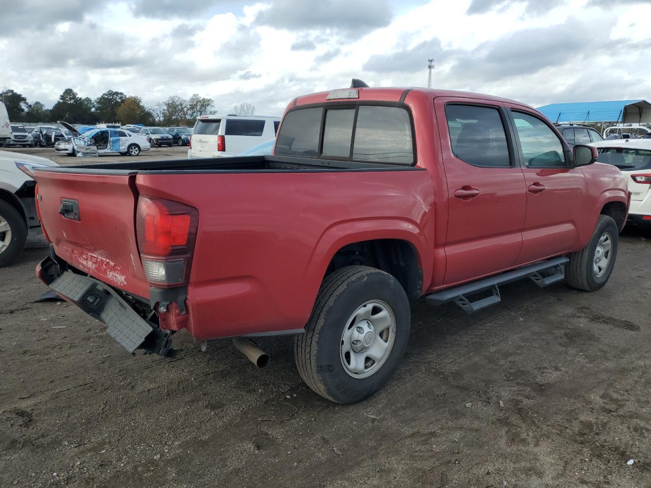 2020 Toyota Tacoma VIN 5TFAX5GN0LX168537 Copart auction photo, all over damage thumbnail 3
