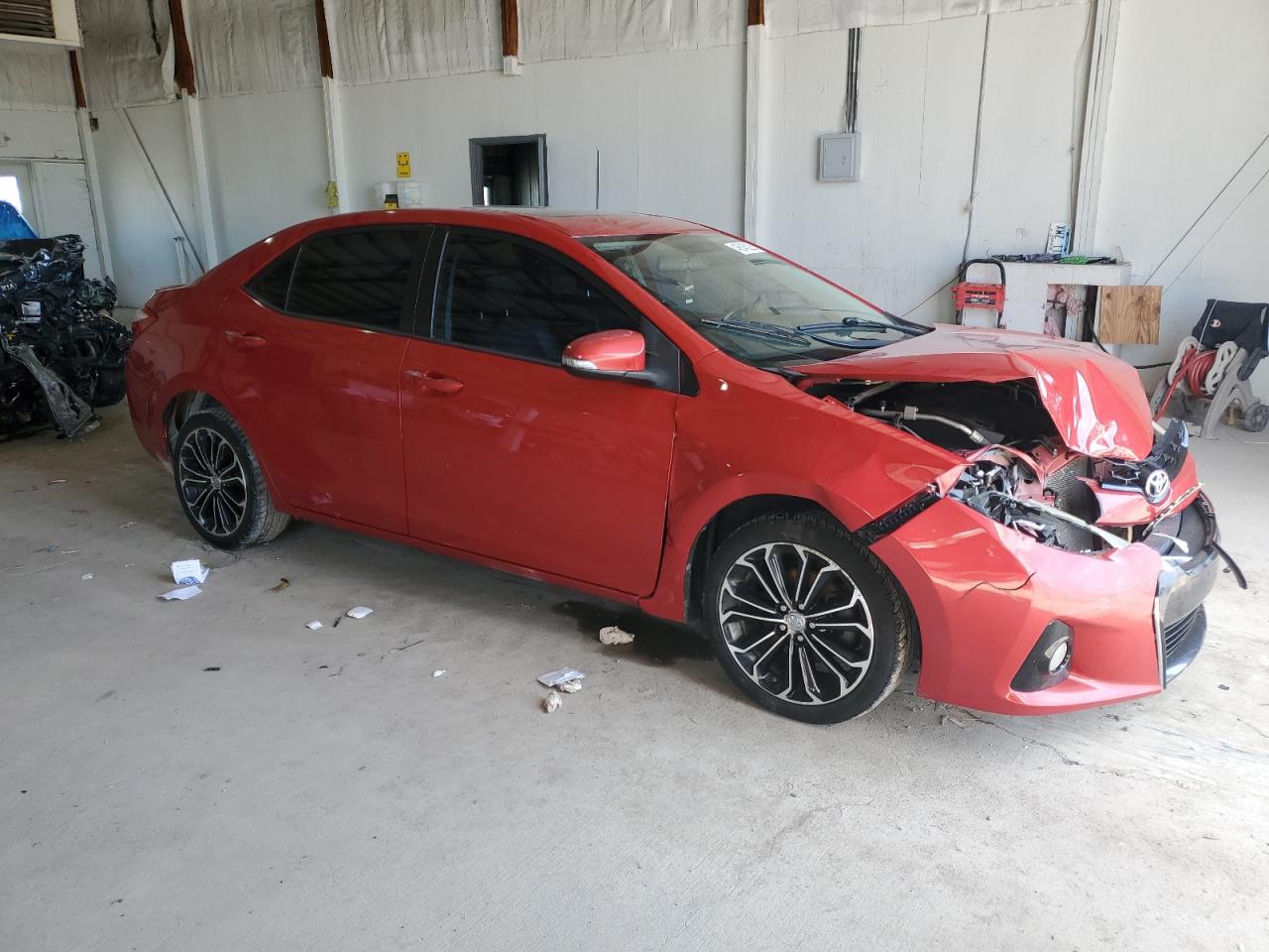 2015 Toyota Corolla VIN 2T1BURHE2FC368504 Copart auction photo, front end damage thumbnail 4