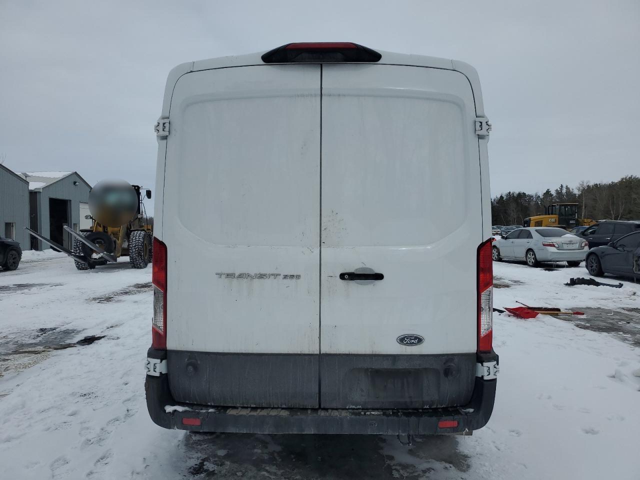 2023 Ford Transit VIN 1FTBR1C80PKB86613 Copart auction photo, front end / side damage thumbnail 6