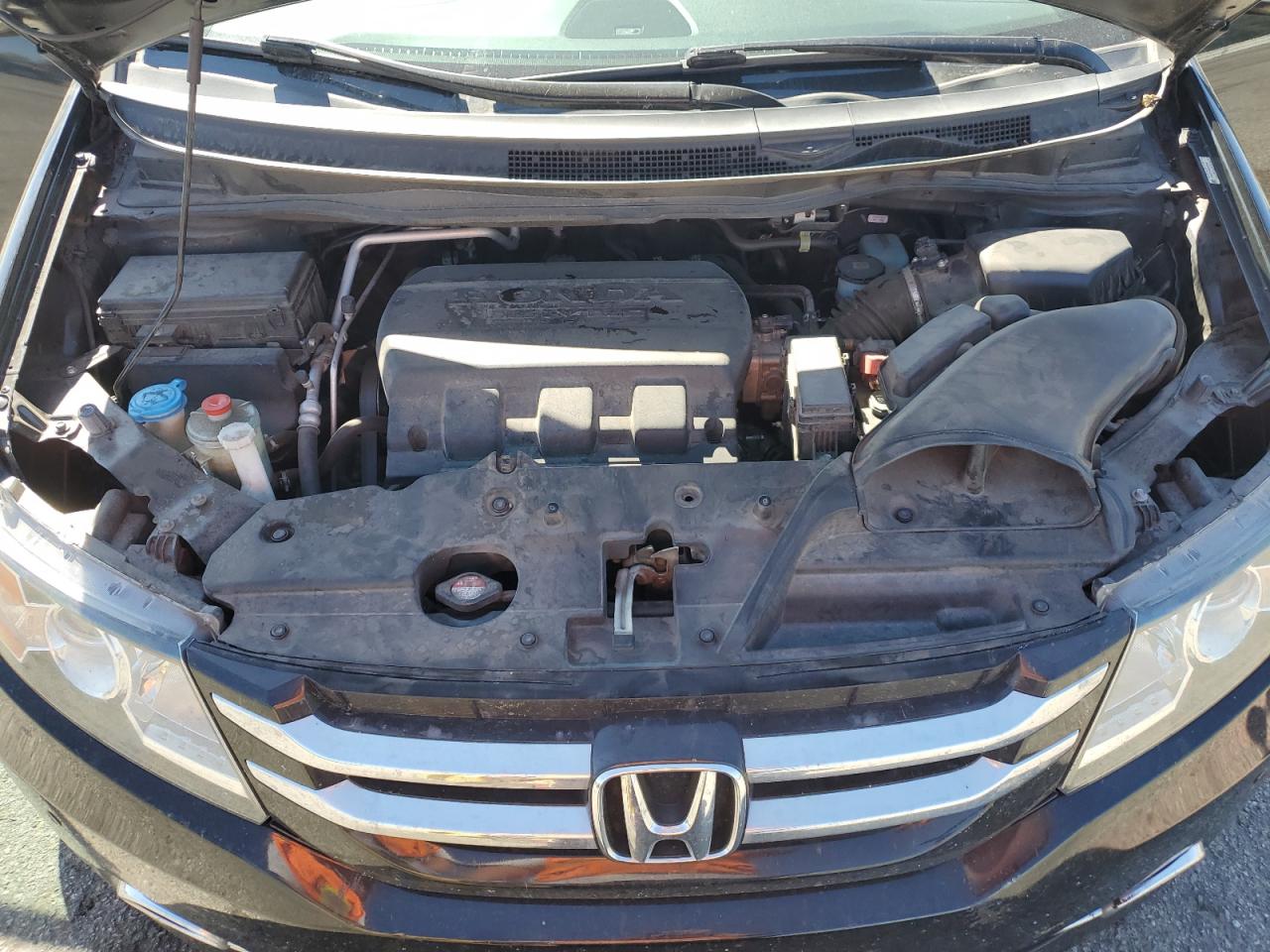2016 Honda Odyssey VIN 5FNRL5H9XGB152846 Copart auction photo, side damage thumbnail 14
