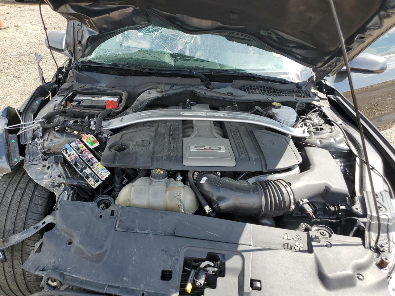 2019 Ford Mustang VIN 1FA6P8CF0K5118243 Copart auction photo, front end / minor dent/scratches damage thumbnail 11