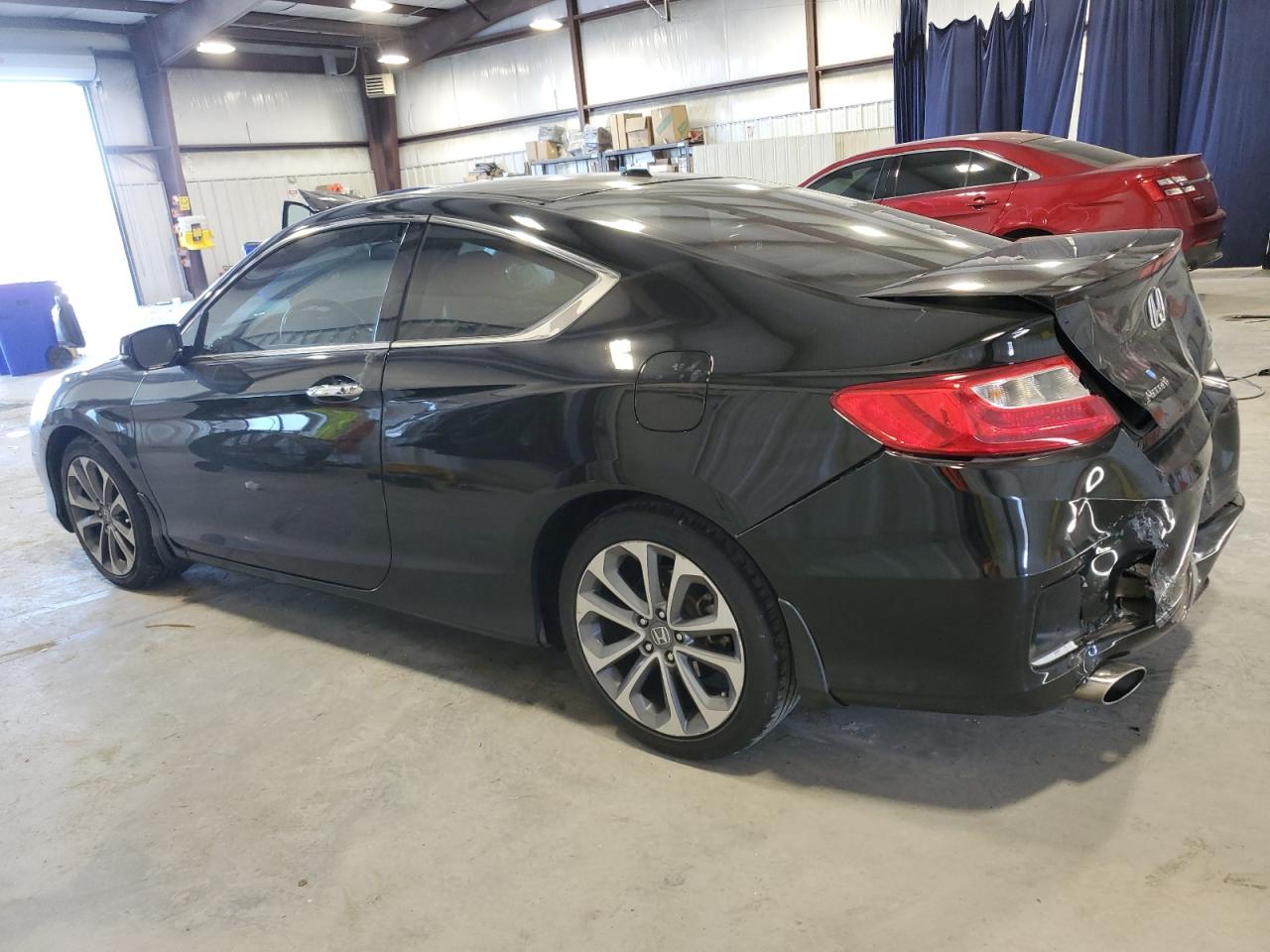 2014 Honda Accord VIN 1HGCT2B83EA000015 Copart auction photo, rear end damage thumbnail 2
