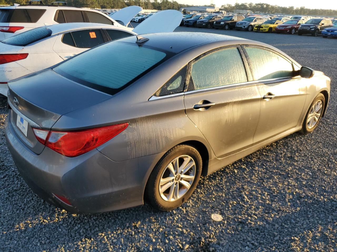 2014 Hyundai Sonata VIN 5NPEB4AC9EH919490 Copart auction photo, water/flood damage thumbnail 3