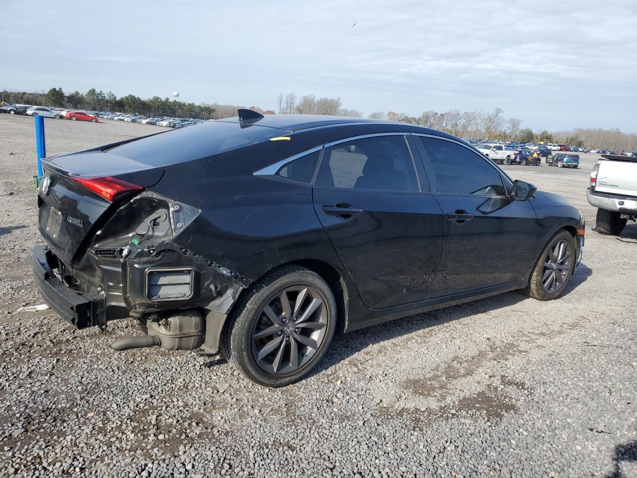 2020 Honda Civic VIN 19XFC1F36LE200658 Copart auction photo, all over damage thumbnail 3